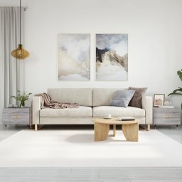 Masute de cafea, 2 buc., gri sonoma, 50x50x40 cm, lemn compozit GartenMobel Dekor