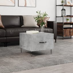 Masuta de cafea, gri beton, 50x50x40 cm, lemn compozit GartenMobel Dekor