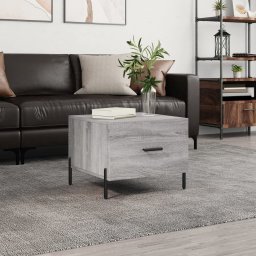 Masuta de cafea, gri sonoma, 50x50x40 cm, lemn prelucrat GartenMobel Dekor
