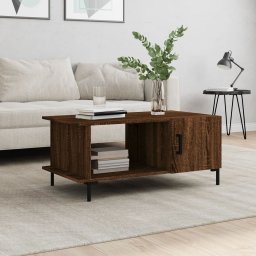 Masuta de cafea, stejar maro, 90x50x40 cm, lemn prelucrat GartenMobel Dekor
