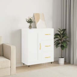 Servanta, alb, 69,5x34x90 cm, lemn compozit GartenMobel Dekor