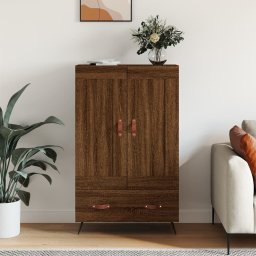 Dulap înalt, stejar maro, 69,5x31x115 cm, lemn prelucrat GartenMobel Dekor
