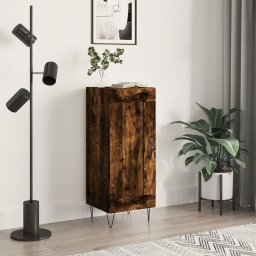 Servanta, stejar fumuriu, 34,5x34x90 cm, lemn compozit GartenMobel Dekor