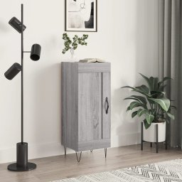 Servanta, gri sonoma, 34,5x34x90 cm, lemn compozit GartenMobel Dekor