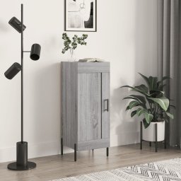 Servanta, gri sonoma, 34,5x34x90 cm, lemn compozit GartenMobel Dekor