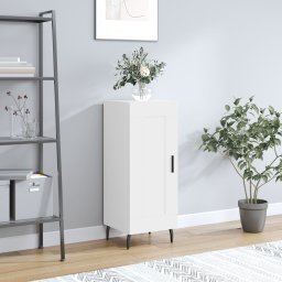 Servanta, alb, 34,5x34x90 cm, lemn compozit GartenMobel Dekor