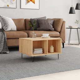 Masuta de cafea, stejar sonoma, 60x50x36,5 cm, lemn prelucrat GartenMobel Dekor