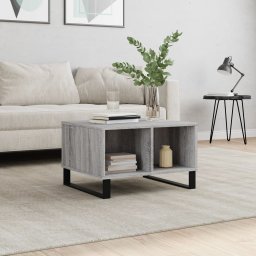 Masuta de cafea, gri sonoma, 60x50x36,5 cm, lemn compozit GartenMobel Dekor