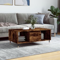 Masuta de cafea, stejar fumuriu, 90x50x36,5 cm, lemn prelucrat GartenMobel Dekor