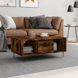 Masuta de cafea, stejar fumuriu, 90x50x36,5 cm, lemn prelucrat GartenMobel Dekor