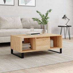 Masuta de cafea, stejar sonoma, 90x50x36,5 cm, lemn compozit GartenMobel Dekor