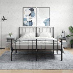 Noptiere, 2 buc., gri sonoma, 40x35x50 cm, lemn compozit GartenMobel Dekor