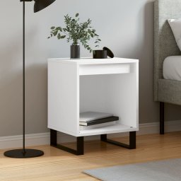 Noptiera, alb, 40x35x50 cm, lemn prelucrat GartenMobel Dekor
