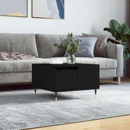 Masuta de cafea, negru, 55x55x36,5 cm, lemn prelucrat GartenMobel Dekor