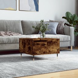 Masuta de cafea, stejar afumat, 55x55x36,5 cm, lemn prelucrat GartenMobel Dekor