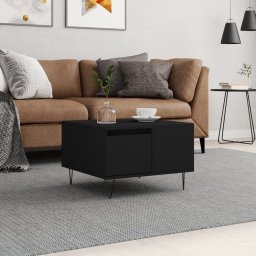 Masuta de cafea, negru, 55x55x36,5 cm, lemn prelucrat GartenMobel Dekor