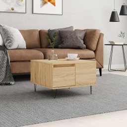 Masuta de cafea, stejar sonoma, 55x55x36,5 cm, lemn prelucrat GartenMobel Dekor