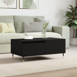 Masuta de cafea, negru, 90x50x36,5 cm, lemn compozit GartenMobel Dekor