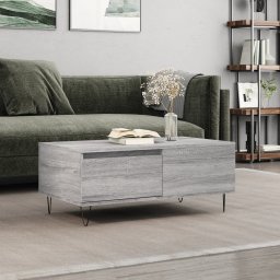 Masuta de cafea, gri sonoma, 90x50x36,5 cm, lemn prelucrat GartenMobel Dekor