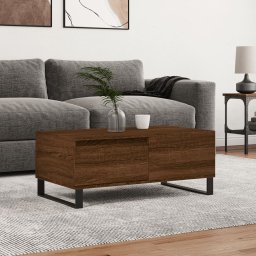 Masuta de cafea, stejar maro, 90x50x36,5 cm, lemn prelucrat GartenMobel Dekor