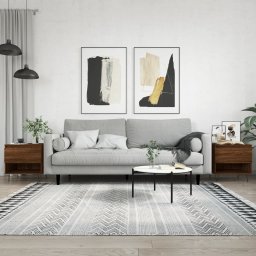 Masute de cafea 2 buc. stejar maro 50x46x50 cm lemn compozit GartenMobel Dekor
