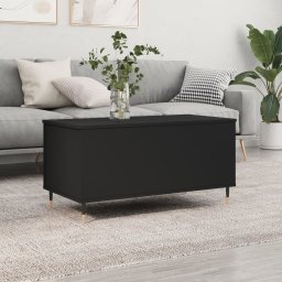 Masuta de cafea, negru, 90x44,5x45 cm, lemn compozit GartenMobel Dekor