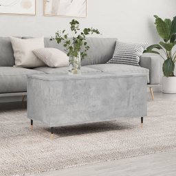 Masuta de cafea, gri beton, 90x44,5x45 cm, lemn compozit GartenMobel Dekor