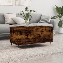 Masuta de cafea, stejar fumuriu, 90x44,5x45 cm, lemn compozit GartenMobel Dekor