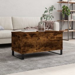 Masuta de cafea, stejar fumuriu, 90x44,5x45 cm, lemn compozit GartenMobel Dekor