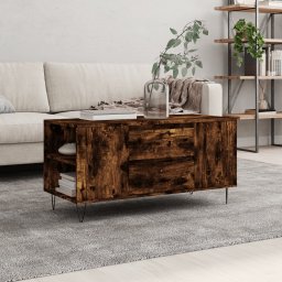Masuta de cafea, stejar afumat, 102x44,5x50 cm, lemn prelucrat GartenMobel Dekor