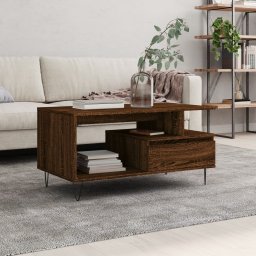 Masuta de cafea, stejar maro, 90x49x45 cm, lemn prelucrat GartenMobel Dekor