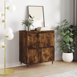 Servanta, stejar fumuriu, 60x30x75 cm, lemn compozit GartenMobel Dekor