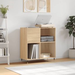 Dulap pentru discuri stejar sonoma 84,5x38x89 cm lemn compozit GartenMobel Dekor