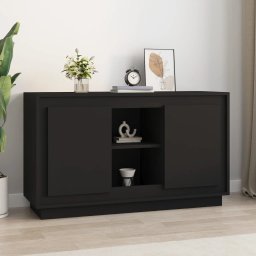 Servanta, negru, 102x35x60 cm, lemn prelucrat GartenMobel Dekor