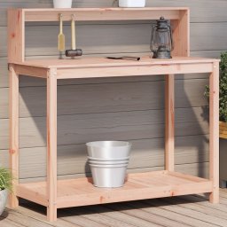 Masa de plantare cu rafturi 108x50x109,5 cm lemn masiv douglas GartenMobel Dekor