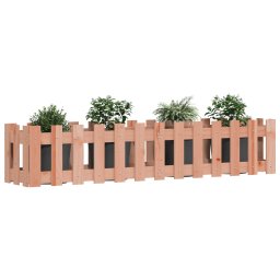 Pat înaltat gradina cu design gard 150x30x30 cm lemn douglas GartenMobel Dekor