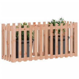 Pat înaltat gradina design gard 150x50x70 cm lemn impregnat pin GartenMobel Dekor