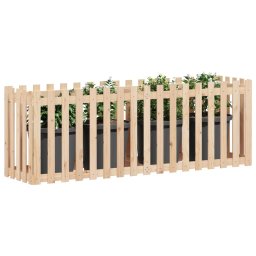 Pat înaltat gradina design gard 200x50x70 cm lemn impregnat pin GartenMobel Dekor