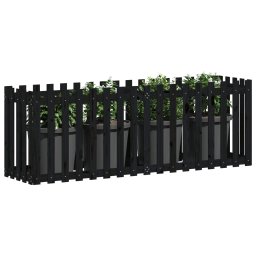 Pat înaltat gradina design gard 200x50x70 cm lemn impregnat pin GartenMobel Dekor