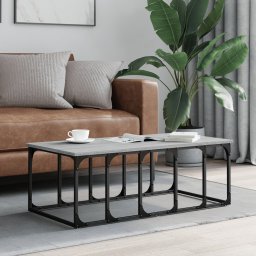 Masuta de cafea, gri sonoma, 100x50x35,5 cm, lemn prelucrat GartenMobel Dekor