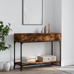 Masuta consola, stejar fumuriu, 100x34,5x75 cm, lemn prelucrat GartenMobel Dekor