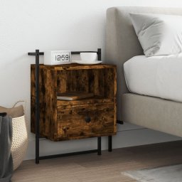 Noptiera de perete, stejar sonoma, 40x30x61 cm, lemn prelucrat GartenMobel Dekor