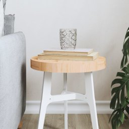 Blat de masa rotund, Ø30x3 cm, lemn masiv de pin GartenMobel Dekor