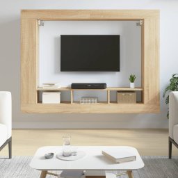 Comoda TV, stejar sonoma, 152x22x113 cm, lemn compozit GartenMobel Dekor
