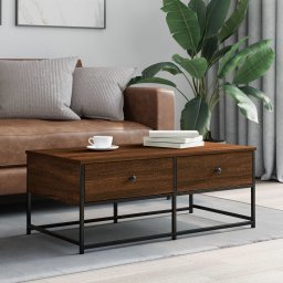 Masuta de cafea, stejar maro, 100x51x40 cm, lemn prelucrat GartenMobel Dekor