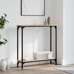 Masa consola, stejar sonoma, 75x22,5x75 cm, lemn prelucrat GartenMobel Dekor