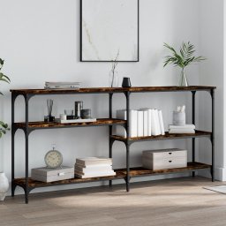 Masuta consola, stejar fumuriu, 160x29x75 cm, lemn prelucrat GartenMobel Dekor