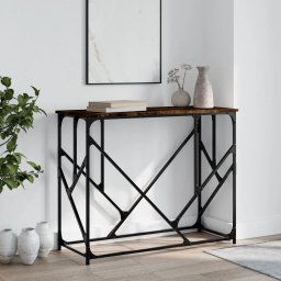 Masuta consola, stejar fumuriu, 100x40x80 cm, lemn prelucrat GartenMobel Dekor