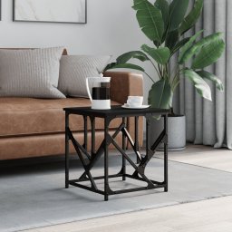 Masuta de cafea, negru, 45x45x47,5 cm, lemn prelucrat GartenMobel Dekor