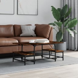 Masuta de cafea, stejar afumat, 100x50,5x40 cm, lemn prelucrat GartenMobel Dekor